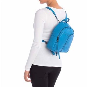 T Tahari Courtney Leather Backpack LE40-AZURE